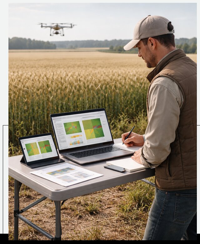 Система AI прогнозирования урожайности для точных агрономий в Дюртюли