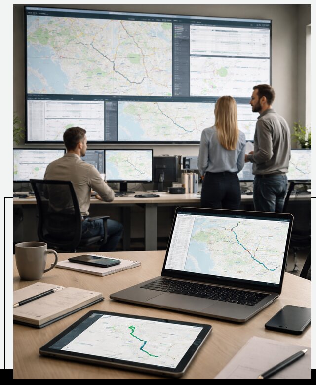 Трекинг грузов и Fleet Management, мониторинг автопарка в Дюртюли