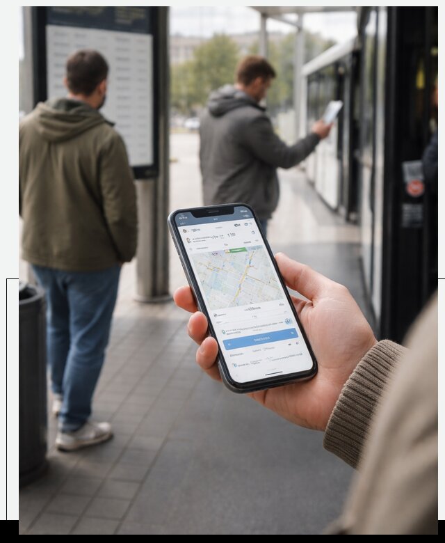 Мобильное приложение для пассажиров в Дюртюли с оплатой и расписанием